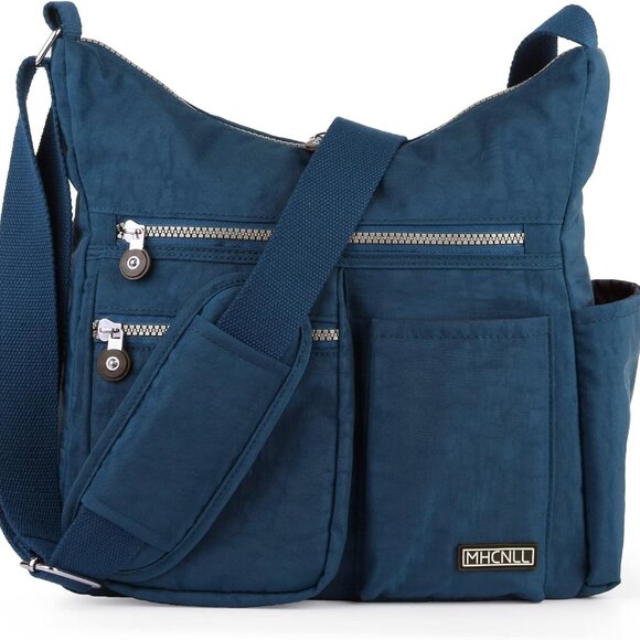 Crossbody Bag with Anti Theft RFID Pocket - Women Lightweight Water-Resistant Pu - Picture 1 of 6